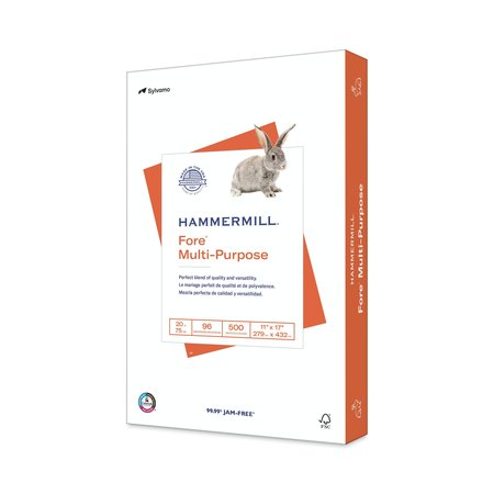 Hammermill Fore Multipurpose Paper, 96 Brigh, PK500 10319-2